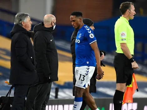 Ancelotti confirmó el tiempo de más que Yerry Mina estará ausente por lesión