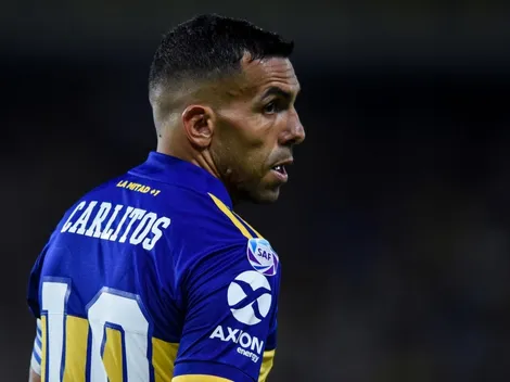 Tevez, ausente en el entrenamiento y casi descartado contra Sarmiento