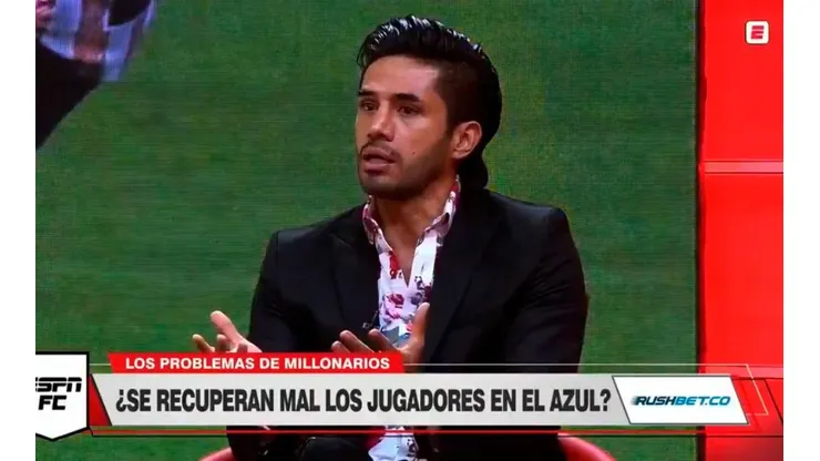 Fabián Vargas, exfutbolista y panelista en ESPN.