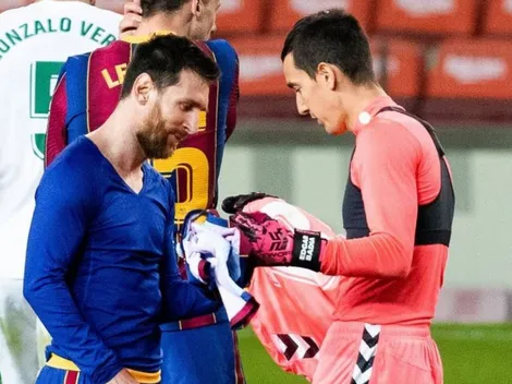 El tuit del arquero que cambió la camiseta con Messi: "Me sorprendió, pero..."