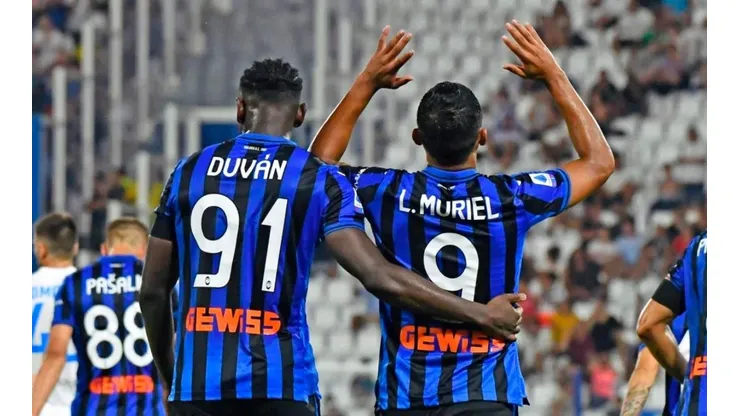 Duván Zapata y Luis Muriel, las flechas de gol para el Atalanta en Champions.