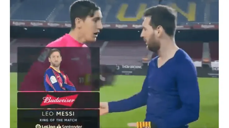 Le pidió la camiseta a Messi pero nunca imaginó la reacción del "10"