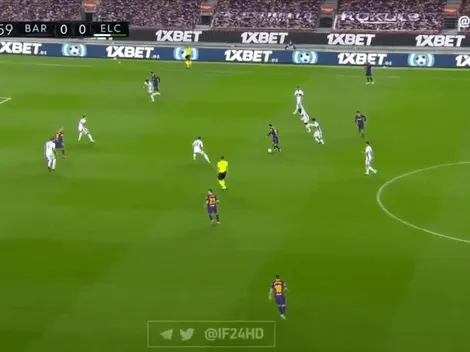 Desde ahí empezó: el último golazo de Messi para el 1-0 del Barcelona