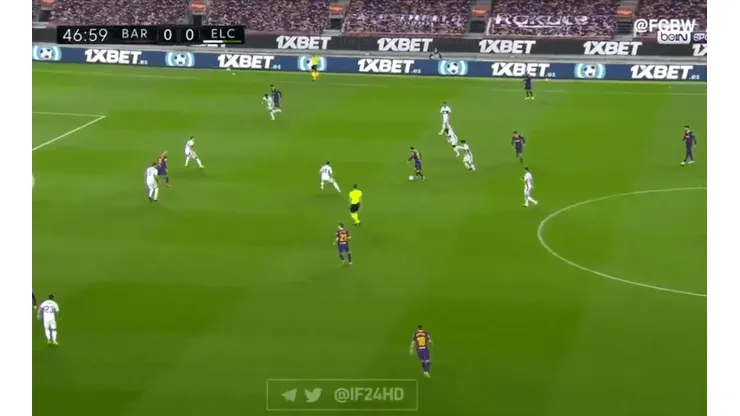 Desde ahí empezó: el último golazo de Messi para el 1-0 del Barcelona