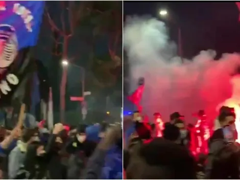 Locura total: así están las calles de Bérgamo esperando al equipo de Muriel y Zapata