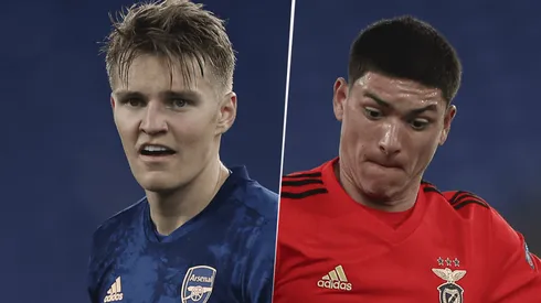 Arsenal vs. Benfica por la Europa League (Foto: Getty Images).