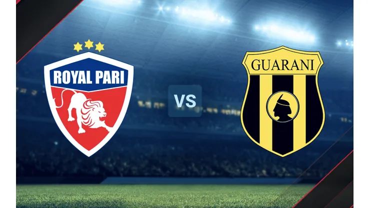 Royal Pari vs. Guaraní por la Copa Libertadores.