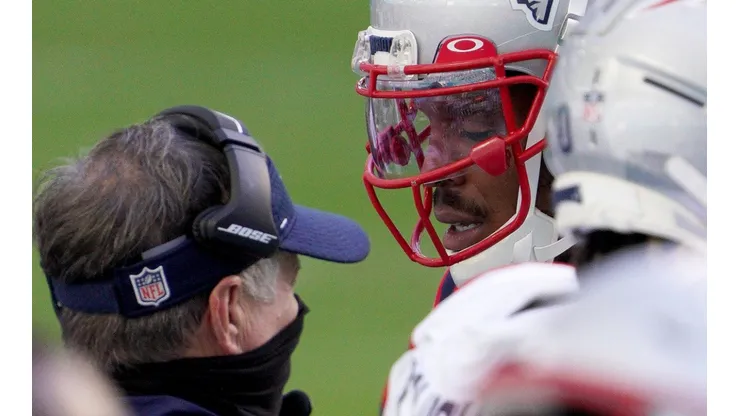 Bill Belichick y Cam Newton