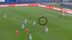 Lewandowski abrió la cuenta para Bayern Munich.