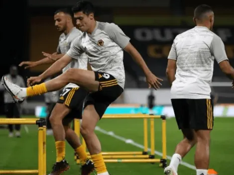 Raúl Jiménez intensificó trabajos con balón con Wolves
