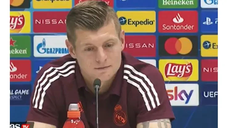 El trolleo de Kroos a un periodista que le preguntó por Haaland y Mbappé
