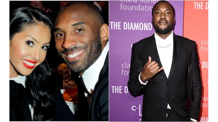 Vanessa Bryant, Kobe Bryant y Meek Mill (Foto: Getty)
