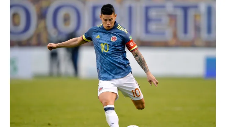 James Rodríguez admite que no sabe si podrá jugar con Colombia en marzo.