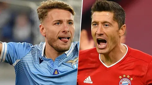 Ciro Immobile y Robert Lewandowski, Champions League (Imagen: Getty)