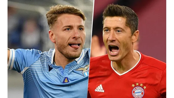 Ciro Immobile y Robert Lewandowski, Champions League (Imagen: Getty)