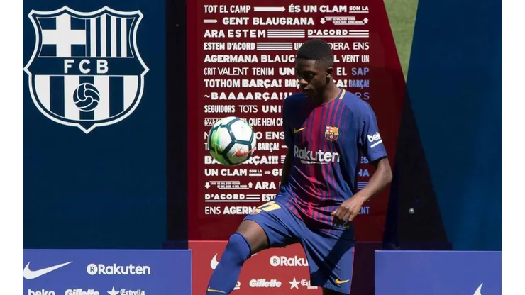 Ousmane Dembelé tuvo una presentación agridulce en Barcelona: no fue tan hábil con la pelota en sus pies, pero lo ovacionaron los hinchas presentes aquel día.
