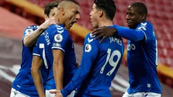 Con esta jugada, James y Richarlison guiaron al Everton a la histórica victoria en Anfield.
