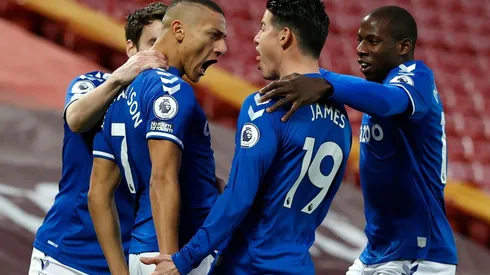 Con esta jugada, James y Richarlison guiaron al Everton a la histórica victoria en Anfield.