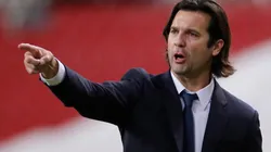 Javier Alarcón apunta contra Santiago Solari.