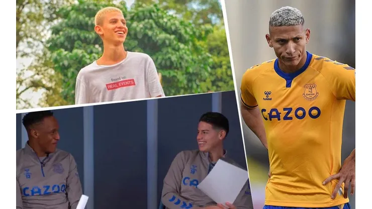 James y Mina se burlaron de Richarlison por parecerse a La Liendra