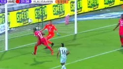 No te lo puedo creer: insólito autogol de Arrieta que pone a Nacional e ventaja