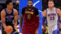 Hassan Whiteside, Andre Drummond y Blake Griffin