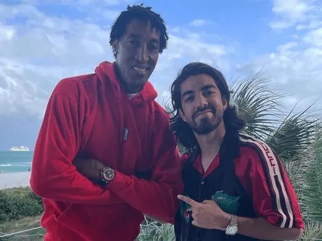 PRIVILEGIADO: Rodolfo Pizarro presume foto con Scottie Pippen