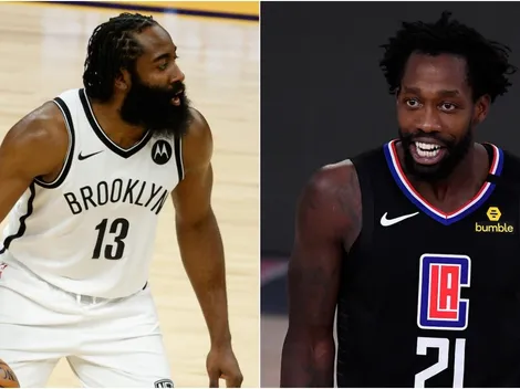 Se calentó todo: James Harden y Patrick Beverly, a punto de irse a los golpes