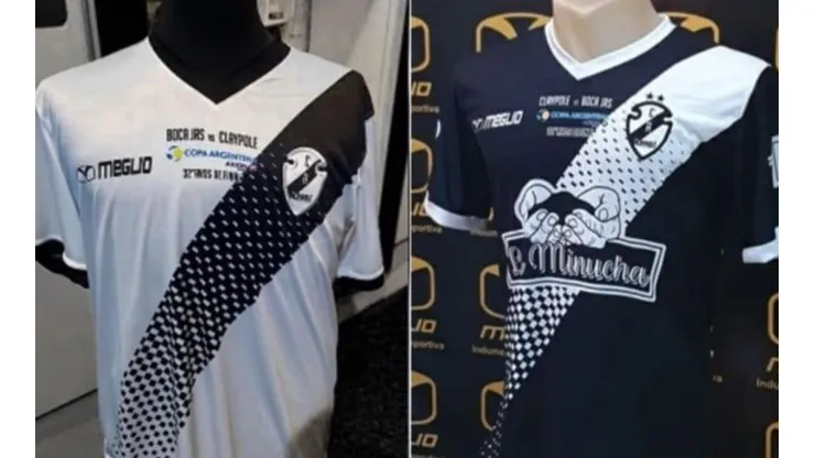 Las camisetas que utilizará Claupole. (Foto: De Brown)