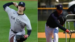 Gerrit Cole y Corey Kluber (Foto: Getty y @Yankees)