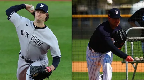 Gerrit Cole y Corey Kluber (Foto: Getty y @Yankees)