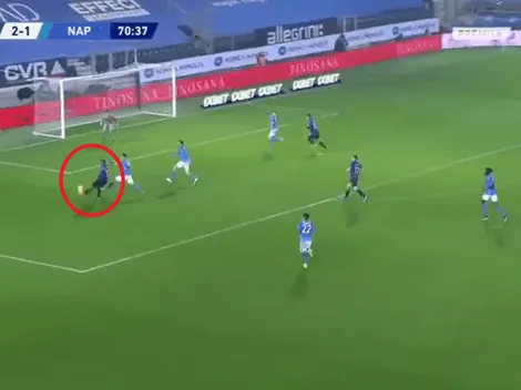 Vístase, Muriel: control, enganche y bomba de zurda, golazo del Atalanta