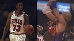 Scottie Pippen y Charles Barkley