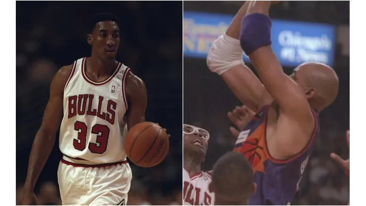 Scottie Pippen y Charles Barkley
