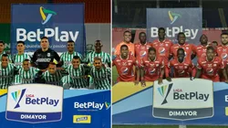 Las posibles alineaciones de Atlético Nacional y América de Cali para el clásico