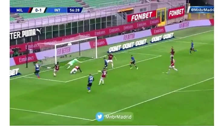 Toqueteo de Inter y definición de Lautaro Martínez: 2 a 0 ante Milan