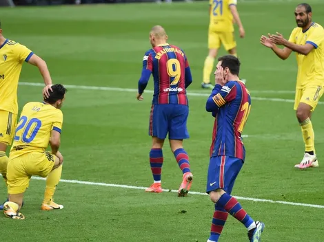 Tan Barcelona: el Cádiz no pateó al arco y le robó un punto a los 88 minutos