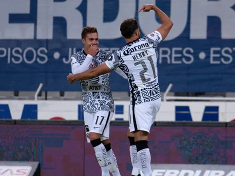 América se adelantó ante Atlas con un penal a lo Johan Cruyff