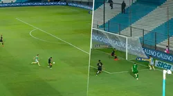 Andrada recibió un blooper de Racing, volvió locos a todos y clavó un golazo