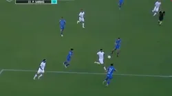 Marche un Premio Puskas: Sabbag entró, la paró de pecho y clavó un golazo