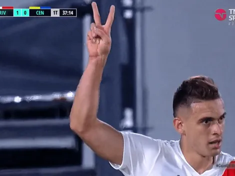 Video: cuando no pasaba nada, Borré cortó la mala racha y le dio el primero a River