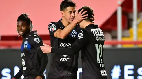 Maximiliano Meza anotó un golazo para Rayados.