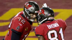 Tom Brady y Antonio Brown