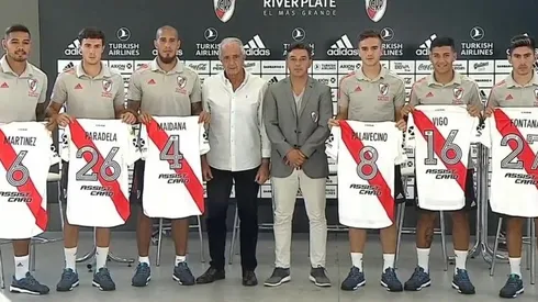 La presentación de los refuerzos de River.