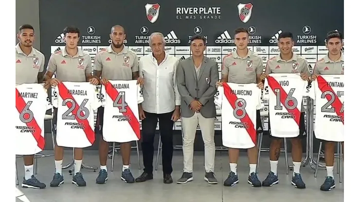 La presentación de los refuerzos de River.