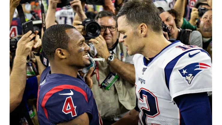 Deshaun Watson y Tom Brady