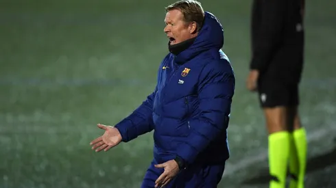 Ronald Koeman, cuestionado entrenador de Barcelona.