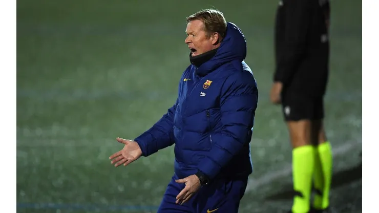 Ronald Koeman, cuestionado entrenador de Barcelona.