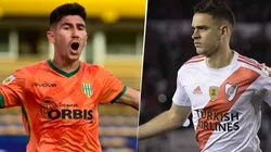 Los números entre Borré y Agustín Fontana, el nuevo "9" que tiene River