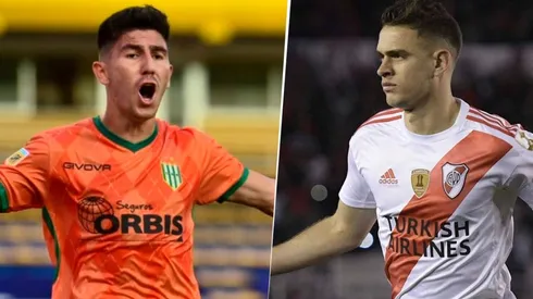 Los números entre Borré y Agustín Fontana, el nuevo "9" que tiene River